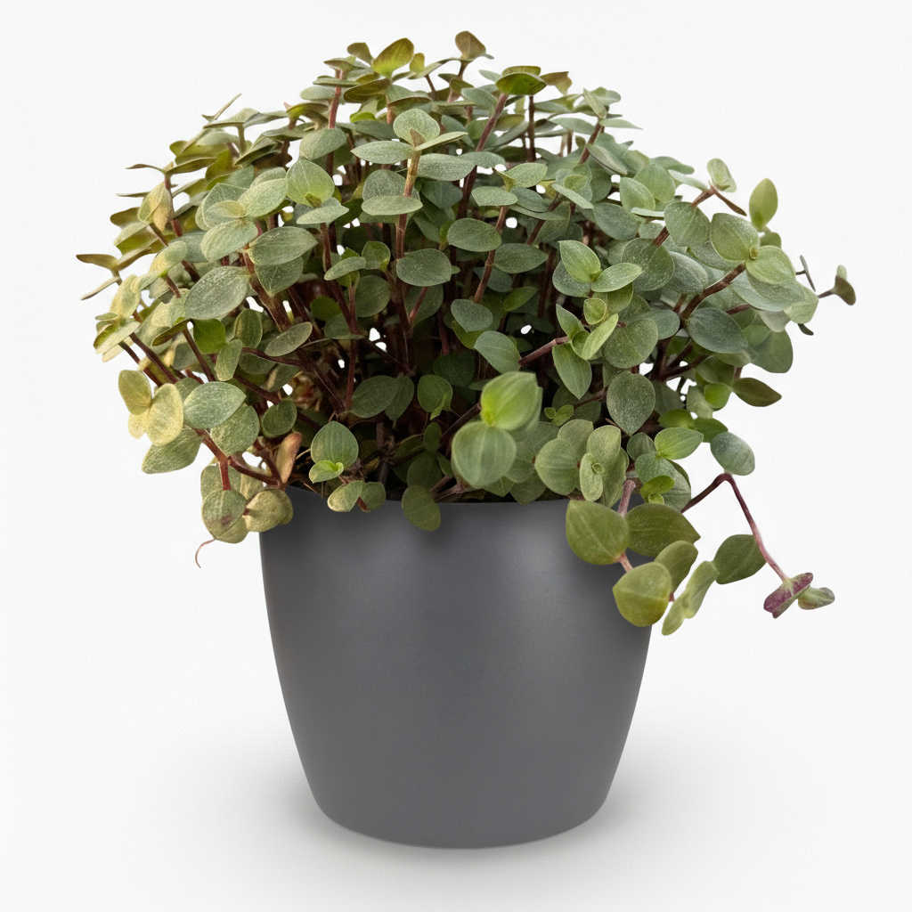 Calissia repens - Kattengras - Huisdiervriendelijk - Groen - 1 Plant - met Potter Grijs - Pot 12cm - Hoogte 17-20cm