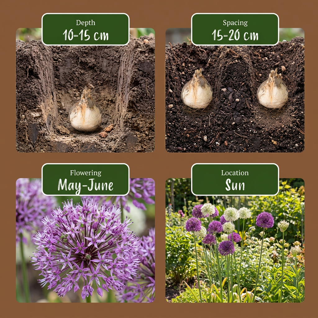 80x Allium Purple - White Mix - Sierui paars-wit mix - Paars en Wit - Zomerbloeier - Bolmaat 10/12