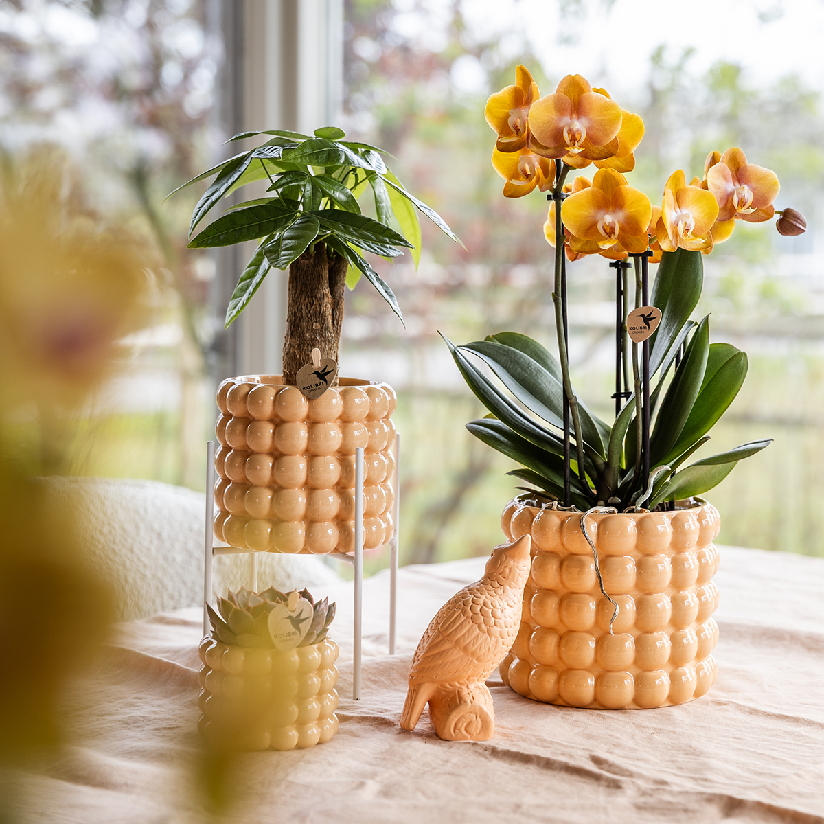 Kolibri Home | Poppy sierpot - Peach - Ø6cm