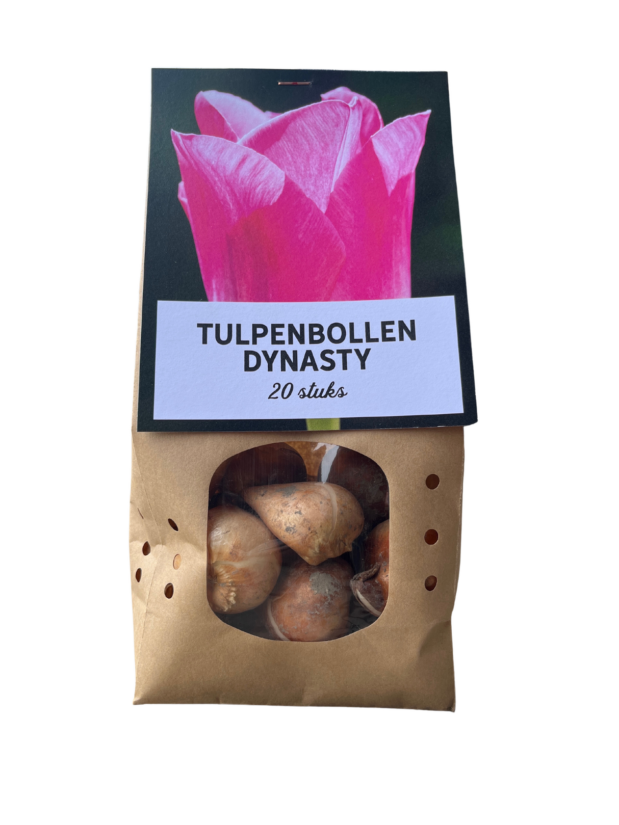 Tulpenbollen Dynasty – 20 Stuks | KH Bloembollen® | Roze Tulp – Elegant & Vol – Voor Tuin of Pot – Maat 11/12 – Vers van de Teler