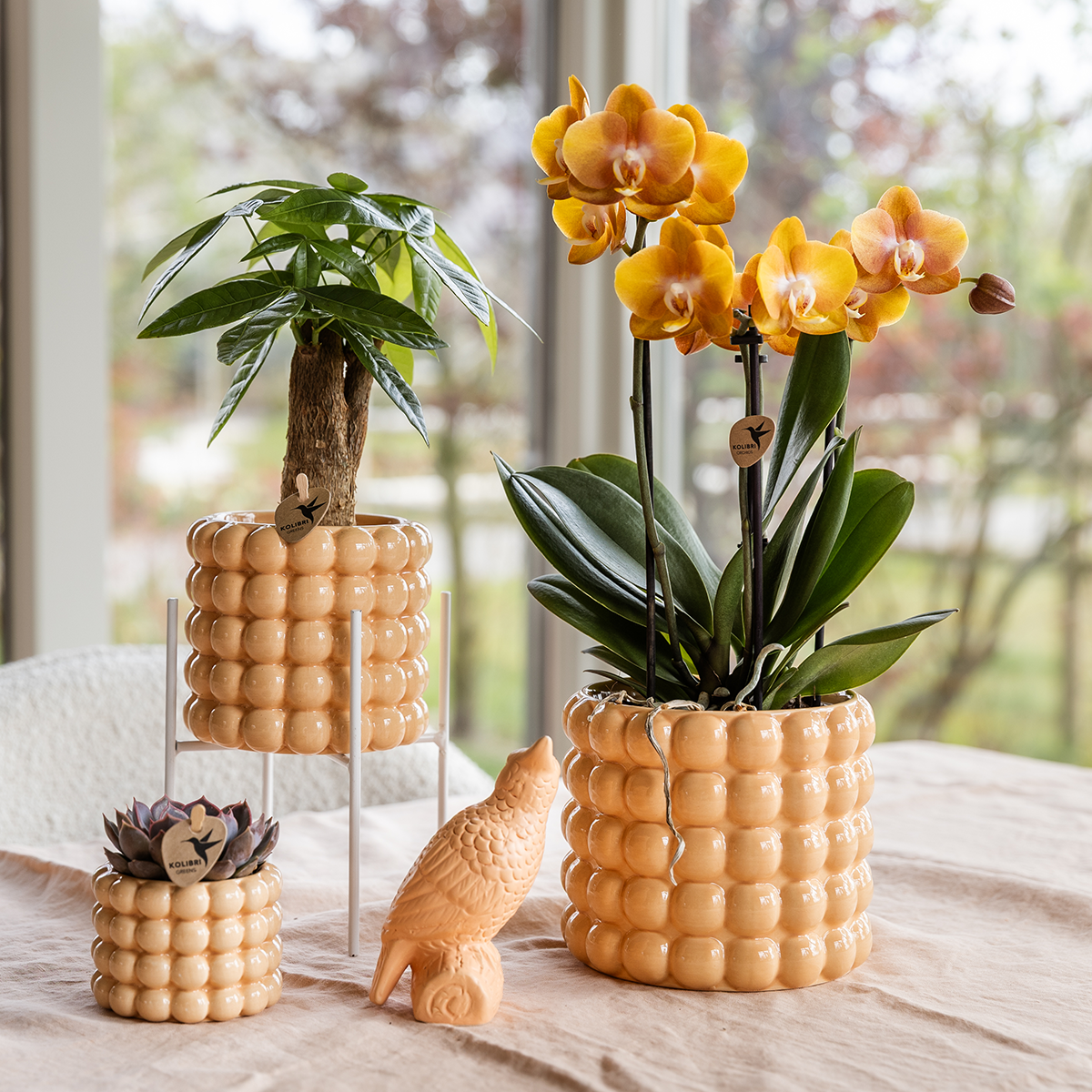 Kolibri Home | Poppy sierpot - Peach - Ø9cm