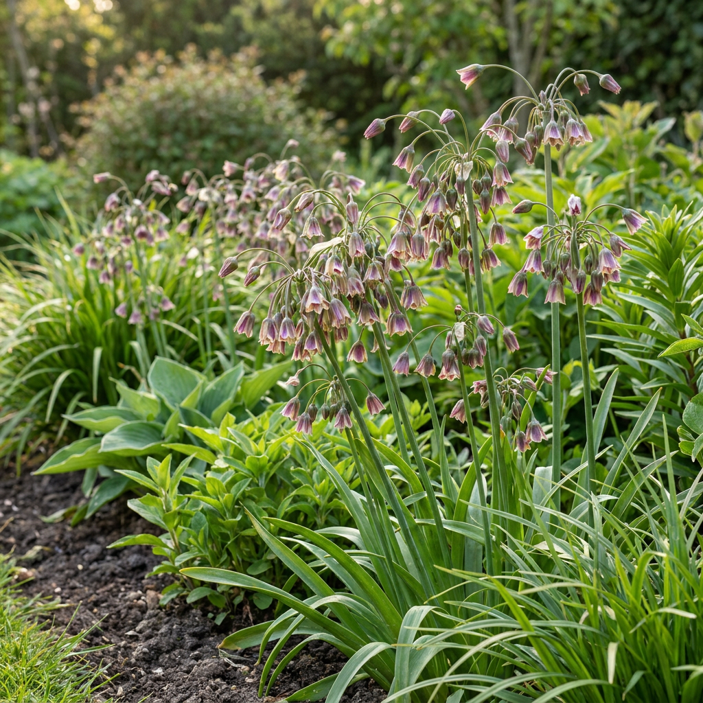 60x Allium Siculum - Siciliaanse honing knoflook - Rood - Zomerbloeier - Bolmaat 8/10