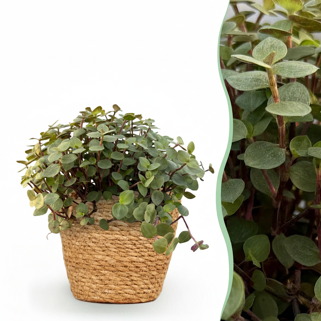 Calissia repens - Kattengras - Huisdiervriendelijk - Groen - 1 Plant - met Mand - Pot 12cm - Hoogte 17-20cm