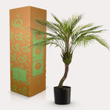 Kunstplant - Chamaedorea - Palmier de montagne - 85 cm
