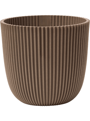 Capi Pot Nature Groove Made With Warm Taupe - D17cm