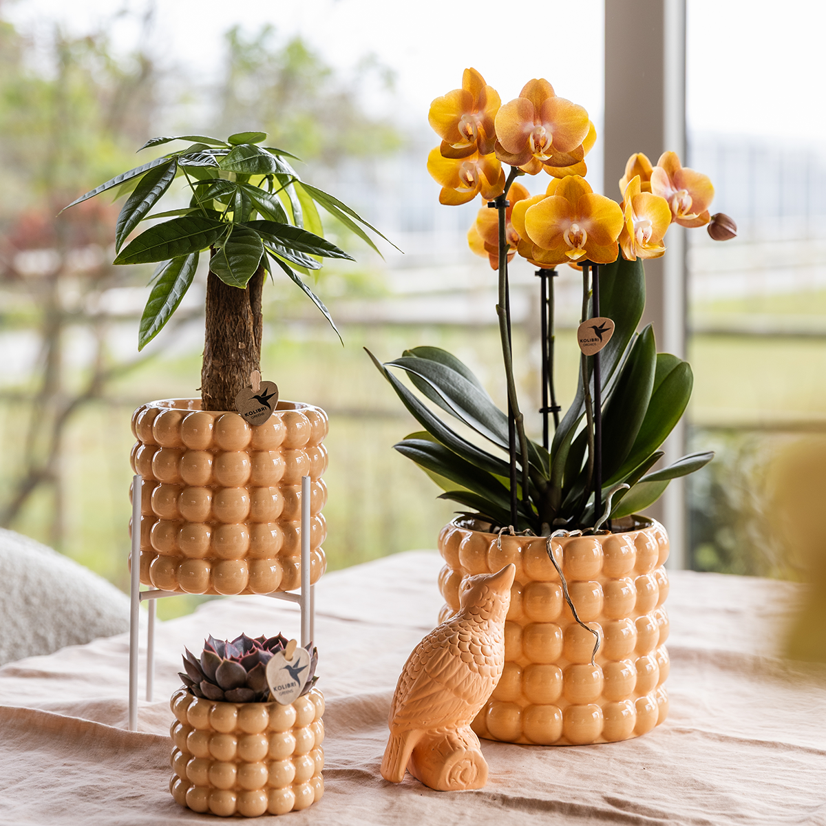 Kolibri Home | Poppy sierpot - Peach - Ø6cm