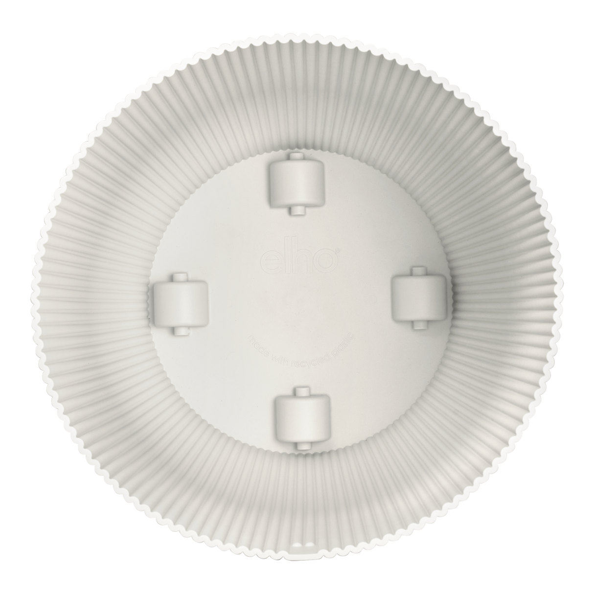 Pot elho Vibes Fold Round wit - including wheels - D35 x H33