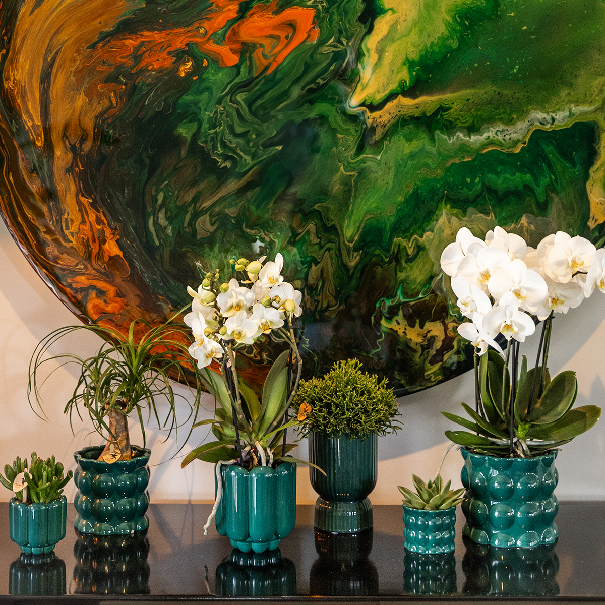 Kolibri Home | Diabolo sierpot | Ø9cm - Green