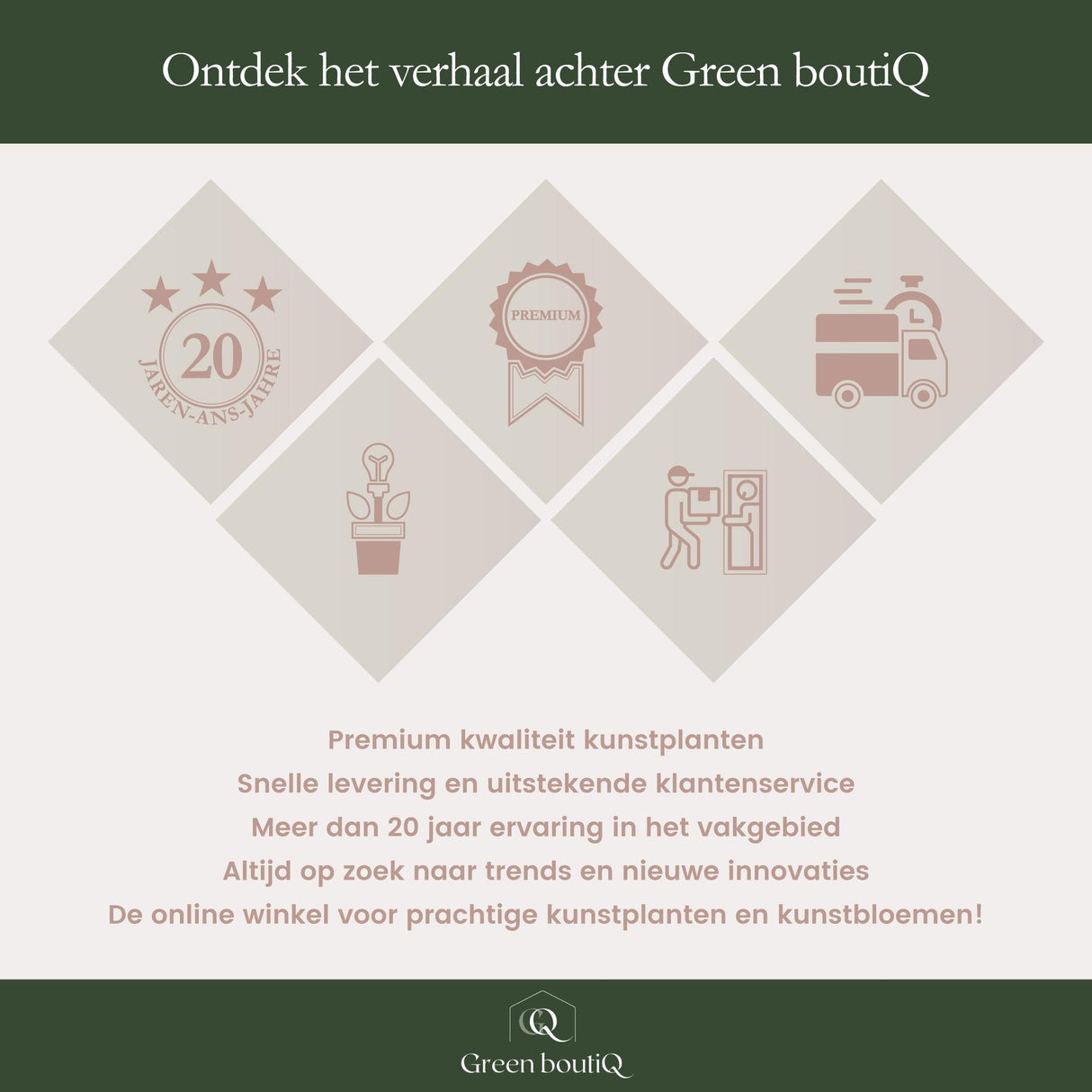 Kunstbloemen - Boeket M - Pastel Lover - 40 cm