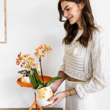 Kolibri Orchids | oranje Phalaenopsis orchidee potmaat Ø9cm | Jamaica | bloeiende kamerplant - vers van de kweker